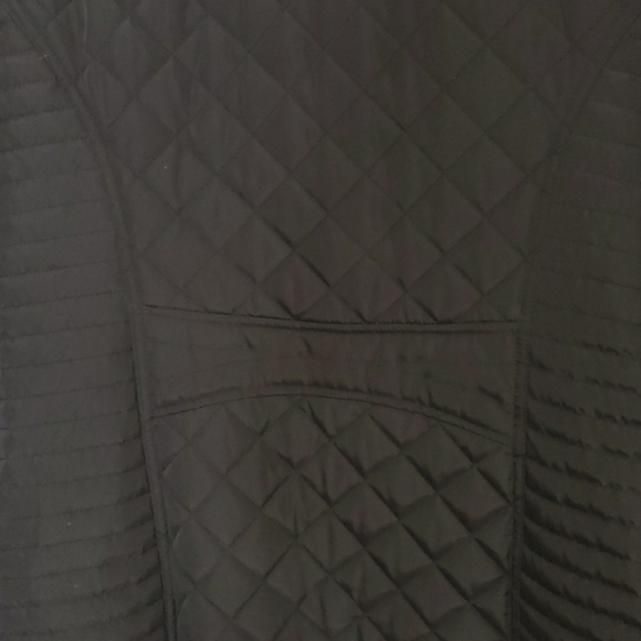 Ellen Tracy Quilted Black Jacket EUC L - Picture 7 of 10